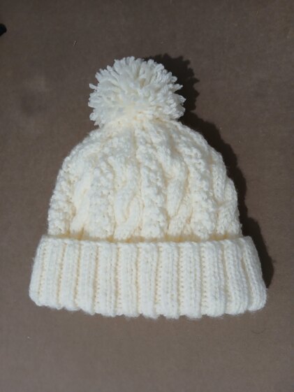 Cabled Beanie Hat