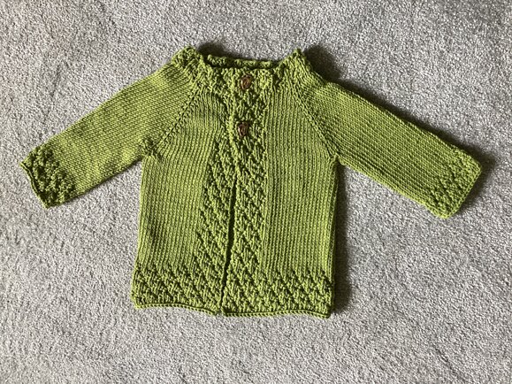 Pineapple cardigan