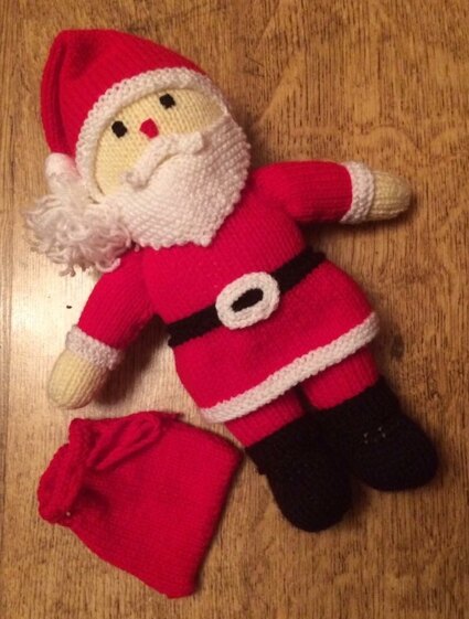 Santa and his gift sack