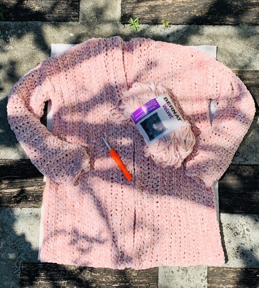 Coffee cardigan