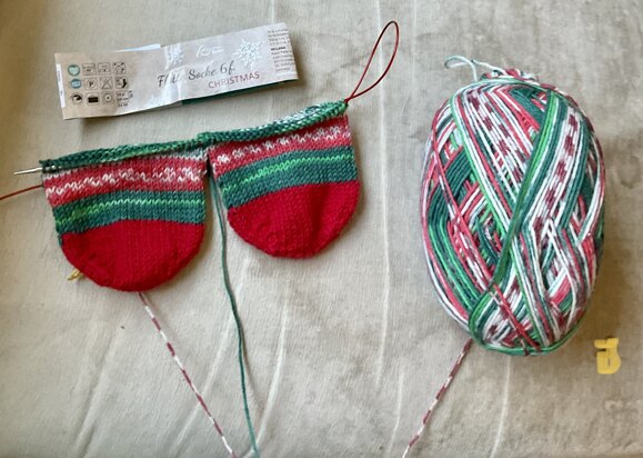 More Christmas socks