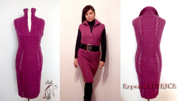 Winter Mohair Polo Dress