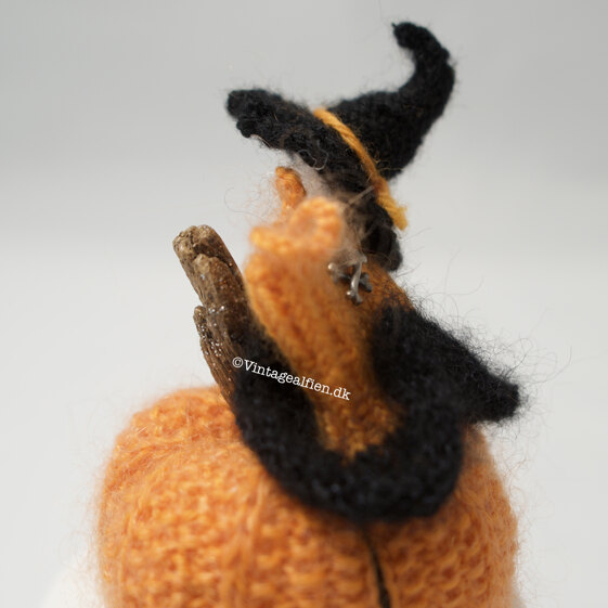 Witchella for Halloween - hats on a pumpkin