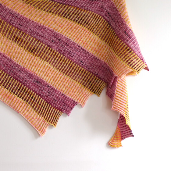 Autumn Brioche Shawl