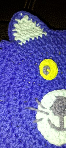 Cat Face Potholder