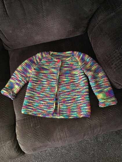 Evies Rainbow Cardigan