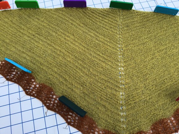 Shawl - Iona Hap by Stella Ackroyd