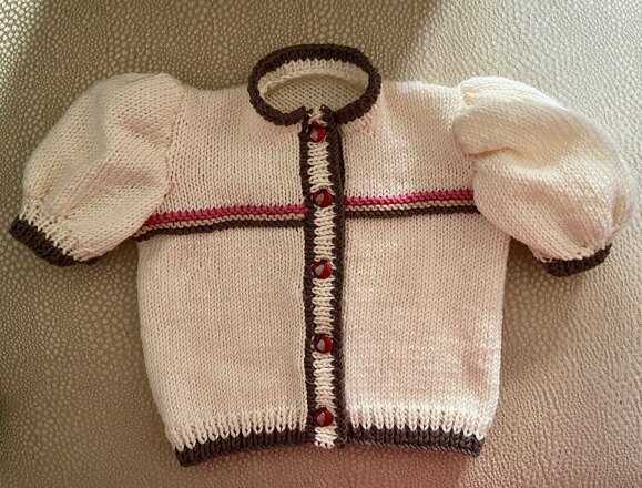 Happy New Year Girl's Cardigan