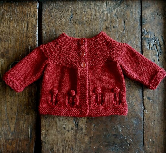 Fleur baby cardigan