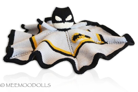 Meemoodolls Batman. Knitting Guide.