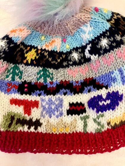 Taylor Swift eras icons beanie hat