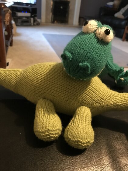 T Rex and Bronty Dinosaur