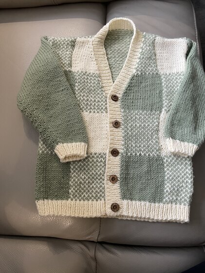 Fair Isle checked jacket