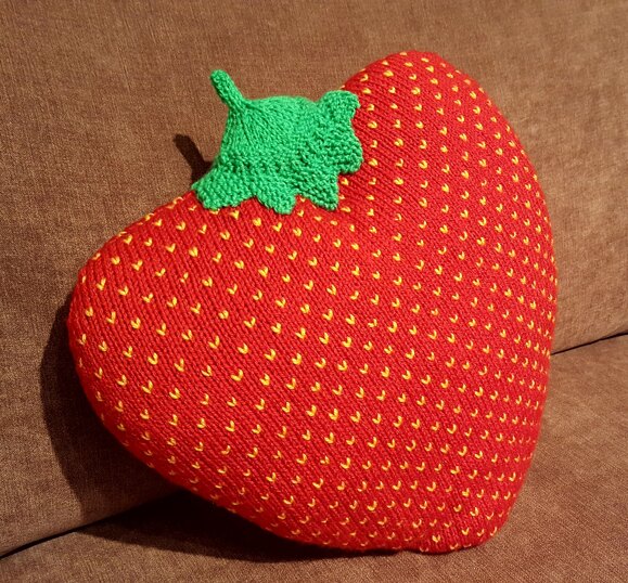 Strawberry cushion