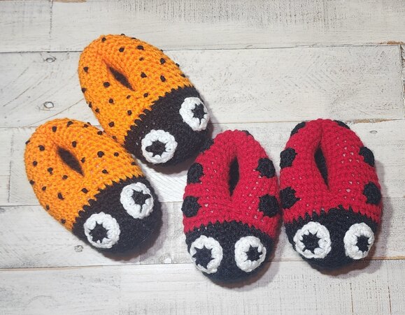 Ladybug slippers, baby