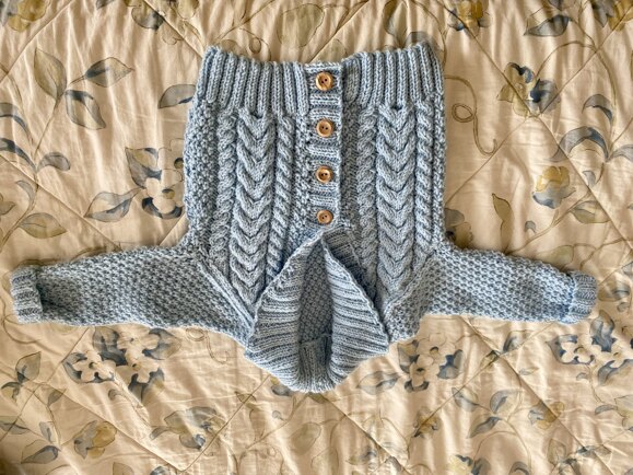 Stylecraft Aran cardigan