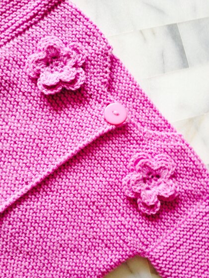 Simple baby cardigan