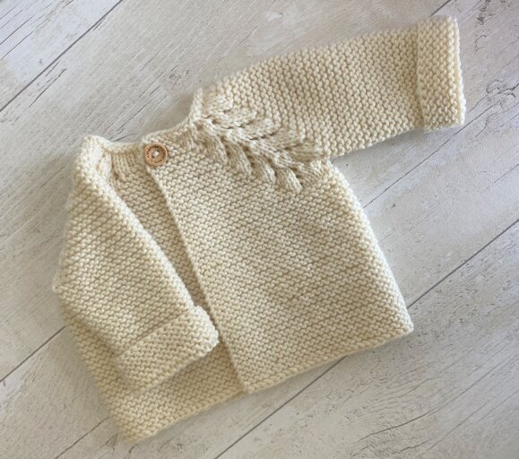 Norwegian Fir Baby Cardi - OGE Designs