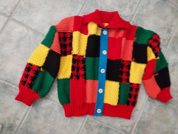HARRY STYLES ORIGINAL PATCHWORK CARDIGAN