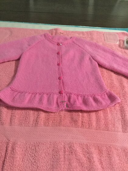 Cardigan for granddaughter