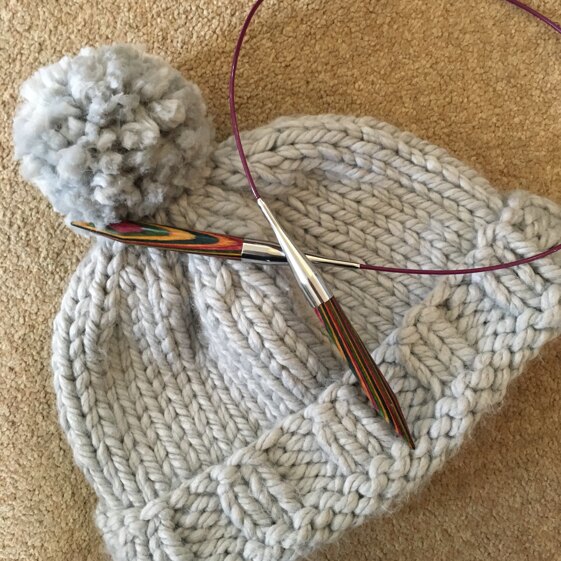 Grey Chunky Hat