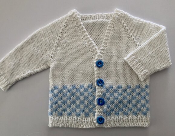 Oh Baby! Cardigan pattern by Roberta Rich