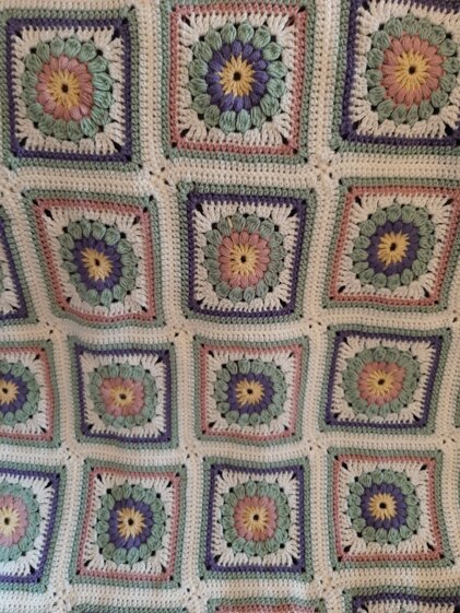 Sunburst Square Blanket