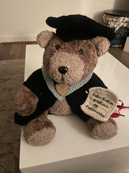 Knitables graduation teddy