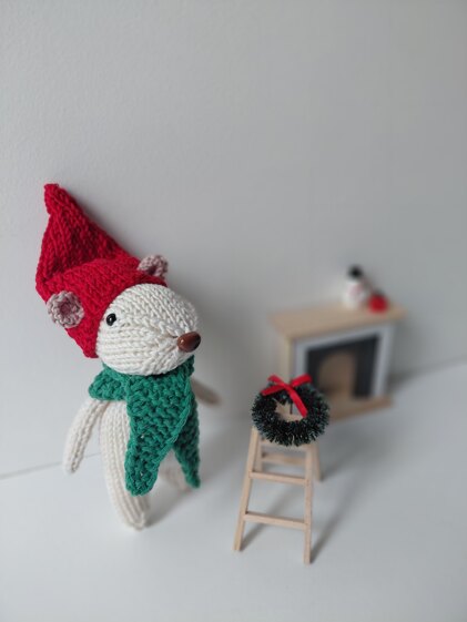 Xmas winter mouse