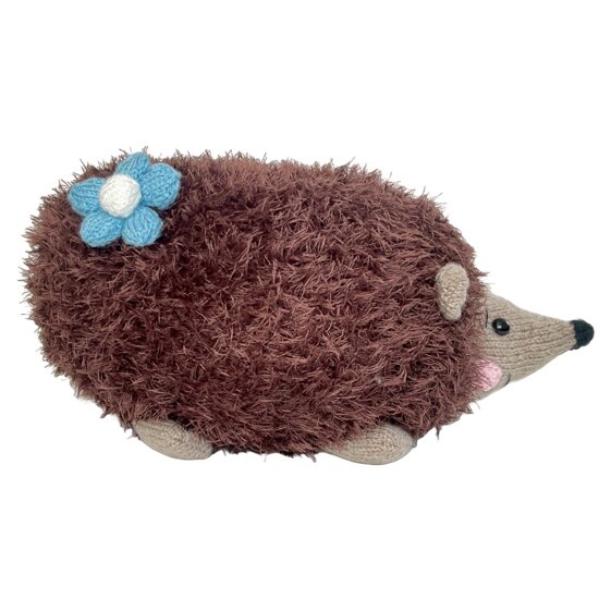 Hyacinth the Hedgehog Faux Fur Cushion
