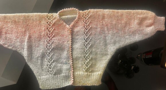 Quinn's batwing cardigan