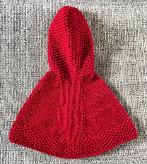 Little red riding hood poncho