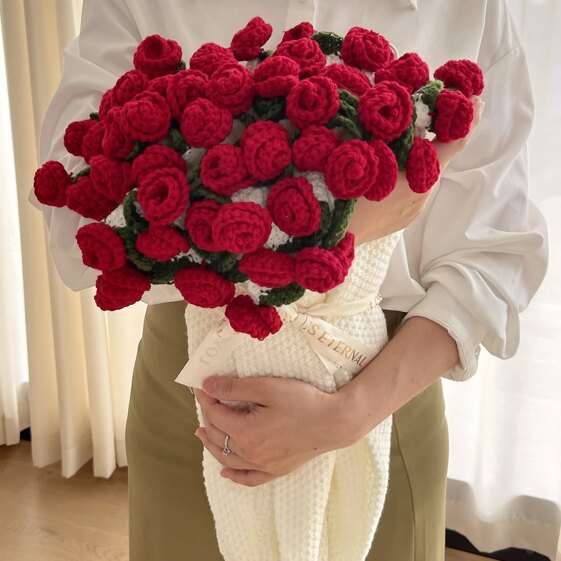 Rose Motif Blanket – Weave Essence Tencel™ Yarn Sample