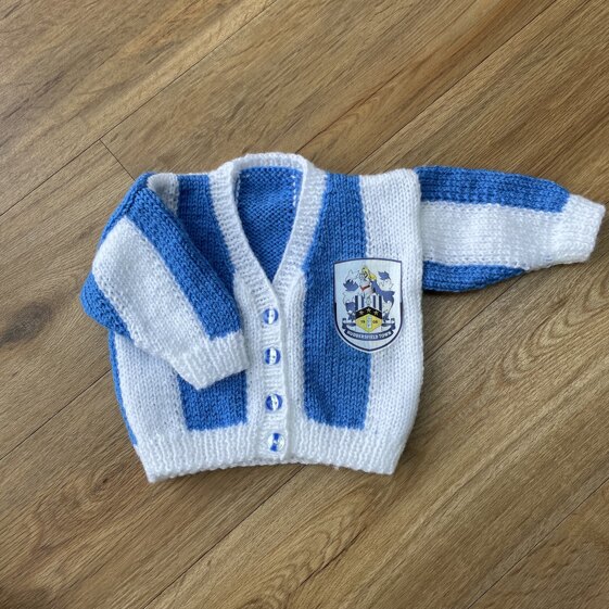 HTFC baby cardigan