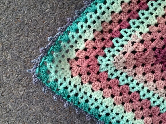 Granny Mesh Baby Blanket