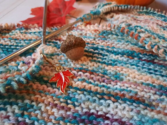 Sparktacular Shawl Autumnal