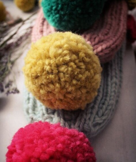 Pom Pom Hat