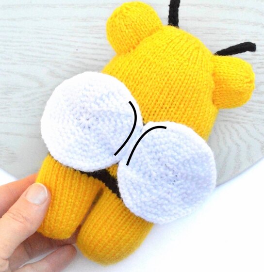 Knot Forgotten "Bee Bear" in Paintbox Yarns