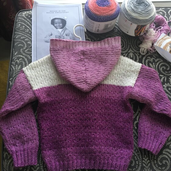Girls sparkle sweatshirt
