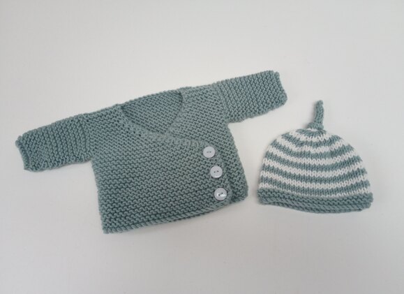 Mabel Prem baby cardi set