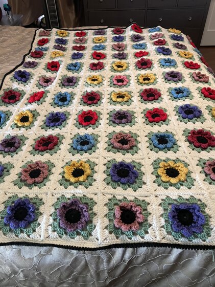 Daisy blanket