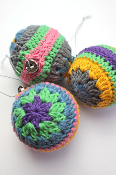 Crochet Christmas Baubles