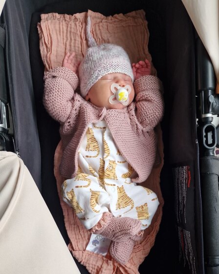 Norwegian Fir baby cardigan