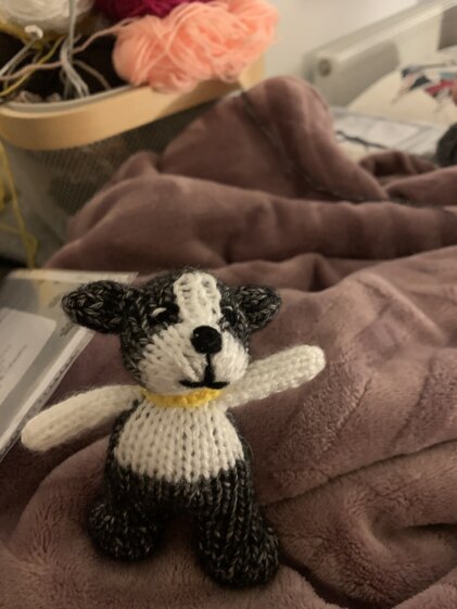 Puppy keychain