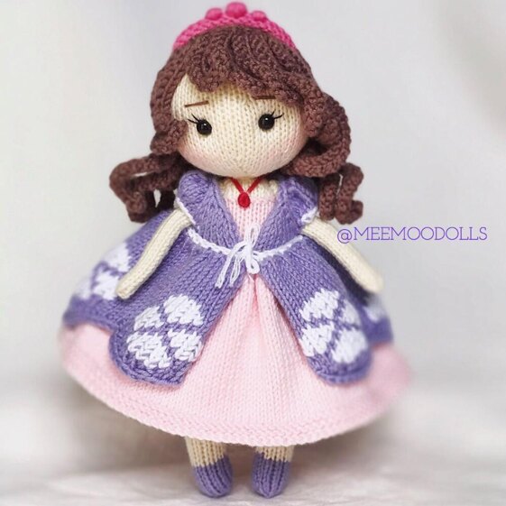 Meemoodolls Knitting Sofia The First