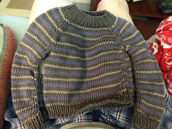Scrappy Sweater for new niece