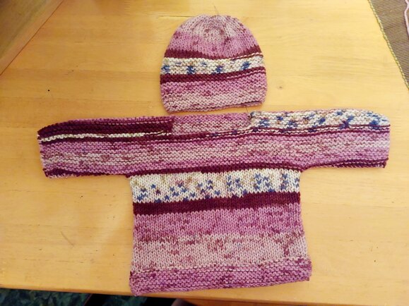 New born  Sweater & Hat
