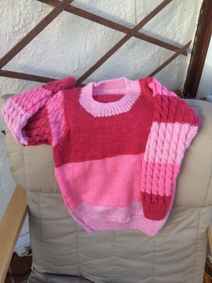 Kids pink jumper