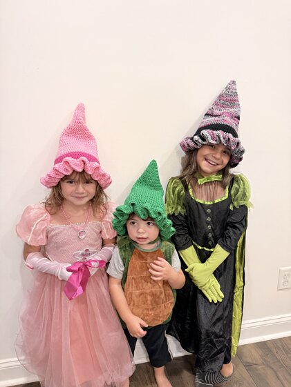 Ruffled Witch Hats