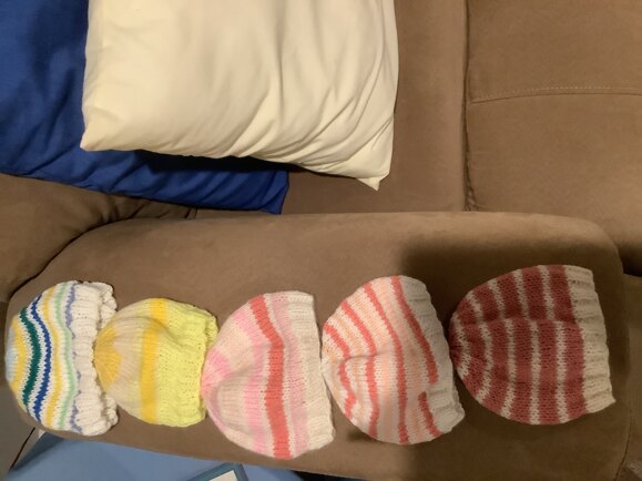 Charity baby hats